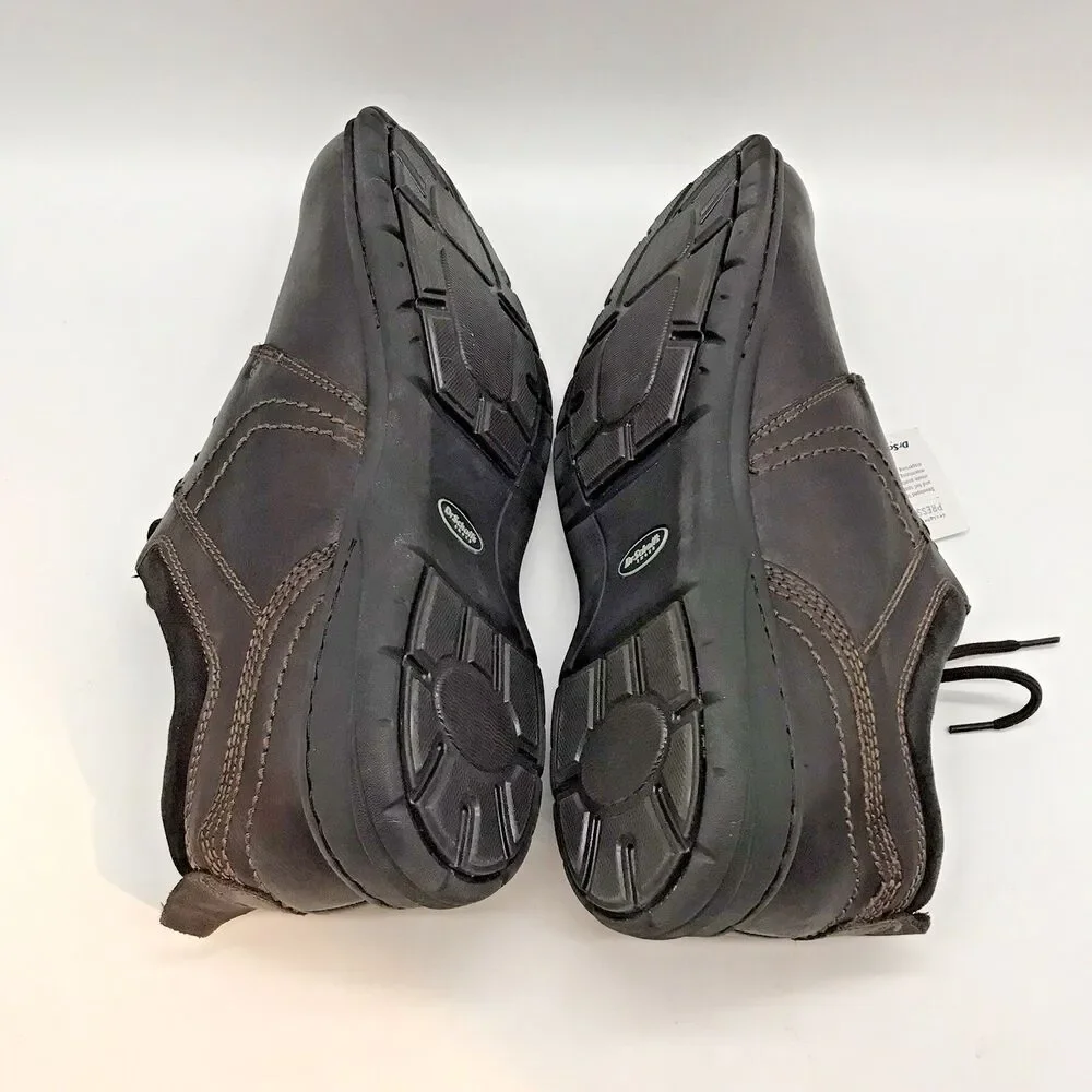 Dr. Scholl's Ames Derby Men's 13M Brown Leather Lace Up Work Casual Comfort Shoe
